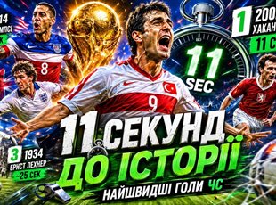 Найшвидші голи в історії чемпіонатів світу