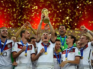 Німеччина святкує перемогу,getty images