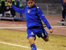 Один из самых активных игроков матча Луис Ибаньес, фото gnkdinamo.hr