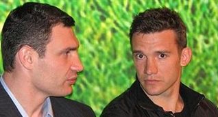 Виталий Кличко и Андрей Шевченко