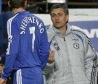 Андрей Шевченко и Жозе Моуриньо