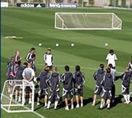 Мадридцы на последней тренировке, realmadrid.es