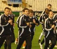 Разминка перед матчем