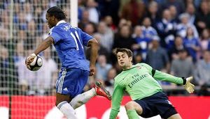 Фабиански против Дрогба, skysports.com