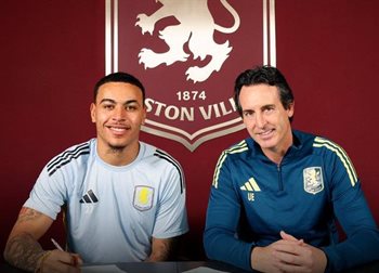 Морган Роджерс та Унаї Емері, ФК Астон Вілла