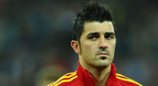 Давид Вилья, фото mirror.co.uk