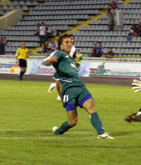 Денис Главина снова отличился, vorskla.com.ua