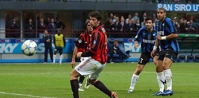 Герой и антигерой матча: Каладзе и Адриано, inter.it