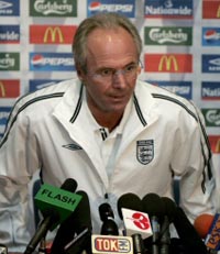 Свен-Горан Эрикссон, АР