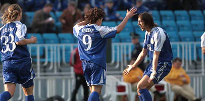 Динамовцы празднуют гол Клебера, fcdynamo.kiev.ua