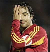 Капитан испанцев Рауль Гонсалес