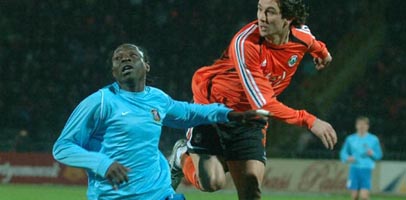 Эммануэль Окодува. Пока еще против горняков, shakhtar.com