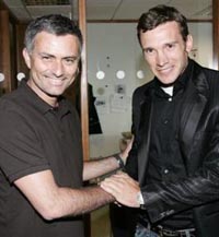 Шевченко уже познакомился с Моуриньо, АР