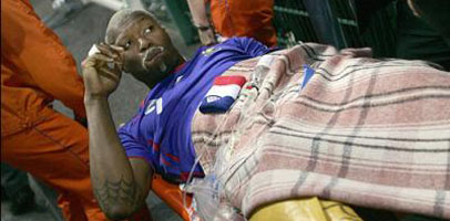 Джибрил Сиссе - прощай, Мундиаль, AFP