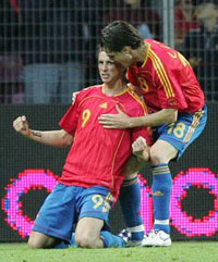 Фернандо Торрес принес испанцам победу, АР