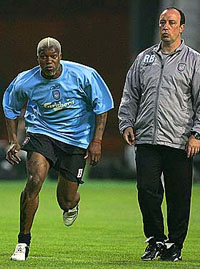 Рафаэль Бенитес и Джибрил Сиссе