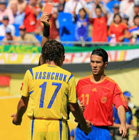 Арбитр удаляет Ващука, АР