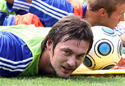 Артем в боевой позиции 