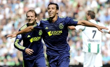 Хамдауи забивает, фото fcupdate.nl