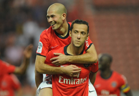 Нене на своих плечах тащит Париж наверх, фото lequipe.fr