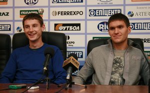 Селин и Чеснаков, фото ФК Ворскла