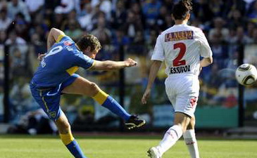 Результативный удар Палермо, ole.com.ar