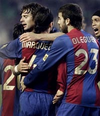 Рафа Маркес принимает поздравления, АР