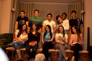 Бразильцы Динамо с семьями