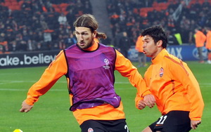 Чигринский и автор первого забитого мяча, фото В. Дудуша, Football.ua