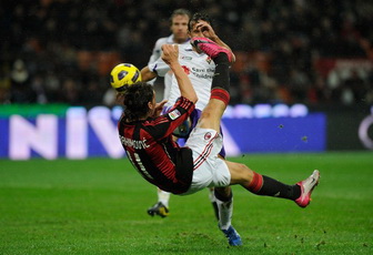 Вот так забивает Ибра, фото Getty Images
