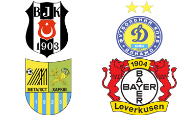 ЛЕ. Динамо сыграет с Бешикташем, Металлист  — с Байером