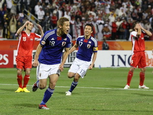 Хонда принес своей сборной победу, Getty Images