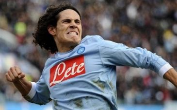 Герой матча - Эдисон Кавани, фото АР