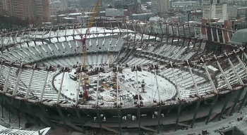 Олимпийский готов на 70%