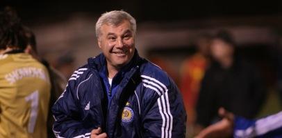 Анатолий Демьяненко: у нас все отлично? Фото fcdynamo.kiev.ua