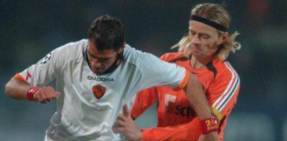 Анатолий Тимощук в матче против 