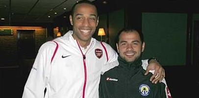 Тьерри Анри и его друг Георгий Деметрадзе