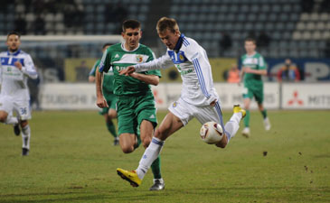 Отличный мяч на счету Ярмоленко, фото Ильи Хохлова, Football.ua