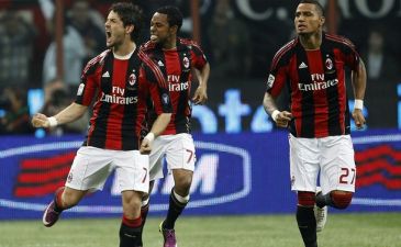 Красно-черный Милан, фото Reuters 