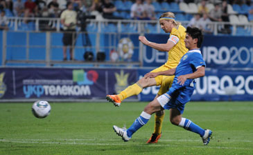 Гол Тимощука, фото Ильи Хохлова