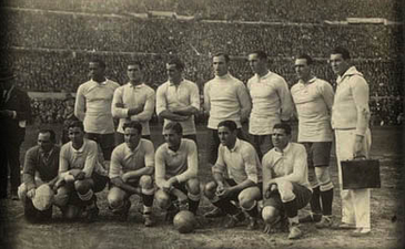 Сборная Уругвая на первом чемпионате мира