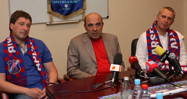 Бакалов, Рабинович и Кучук, фото ФК Арсенал 