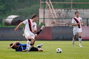 В процессе боя, фото Александра Осипова, Football.ua