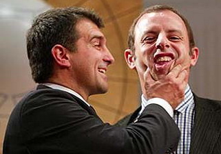 Лапорта учит Роселя делать хорошую мину