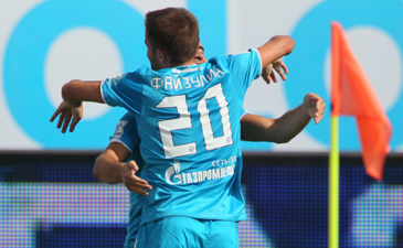 Виктор Файзулин свой шанс не упустил, фото fc-zenit.ru