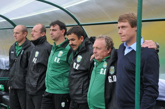 Тренерский штаб Карпат, фото Маркиян Лысейко