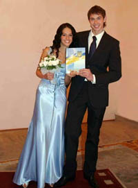 Счастливые молодожены, shakhtar.com