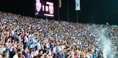 Обычная картина на матчах 