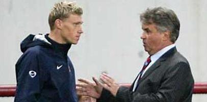 Павел Погребняк и Гус Хиддинк, lenta.ru