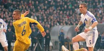 Ребров забивает свой первый мяч, фото fcdynamo.kiev.ua